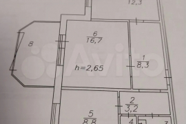 2-к. квартира, 55,8 м², 3/10 эт.