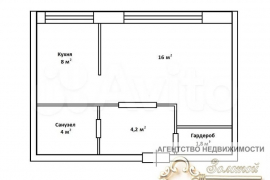 1-к. квартира, 33,9 м², 1/12 эт.