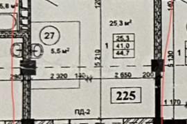 1-к. квартира, 44,7 м², 7/9 эт.