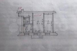 2-к. квартира, 44,7 м², 4/4 эт.