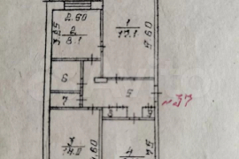 3-к. квартира, 62 м², 4/5 эт.