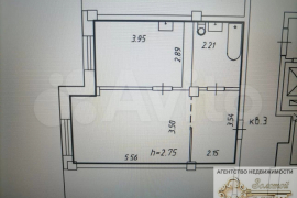 1-к. квартира, 44 м², 2/17 эт.