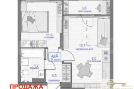 2-к. квартира, 42,4 м², 19/24 эт.