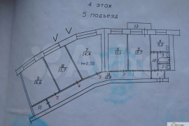 Комната 26 м² в 5-к., 4/5 эт.
