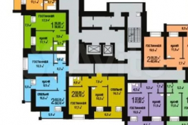 2-к. квартира, 52 м², 2/16 эт.