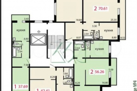 2-к. квартира, 70 м², 8/10 эт.