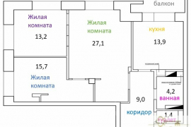 Продается 3-комн. квартира, 85 м²
Расположение
