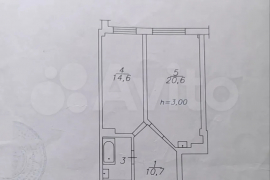 2-к. квартира, 51,1 м², 4/5 эт.