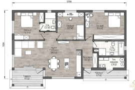 Дом 124 м² на участке 6 сот.