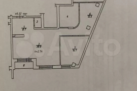 3-к. квартира, 120 м², 6/17 эт.