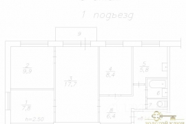 Продается 4-комн. квартира, 59,4 м²
Расположение

