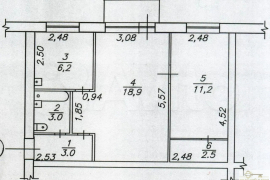 2-к. квартира, 44,7 м², 2/5 эт.