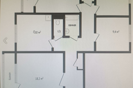 Квартира, 4 комнаты, 80 м²