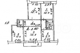 4-к. квартира, 79,3 м², 5/10 эт.