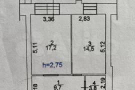 1-к. квартира, 47,4 м², 9/17 эт.
