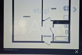 1-к. квартира, 37,8 м², 4/17 эт.