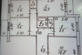 4-к. квартира, 80,4 м², 2/9 эт.