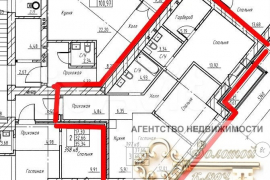 3-к. квартира, 70 м², 3/8 эт.